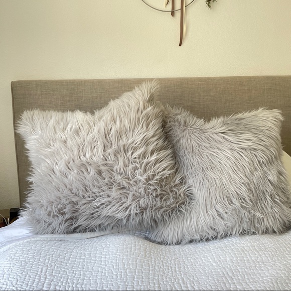 Target Other - Mongolian Faux Fur Euro Pillow Cover